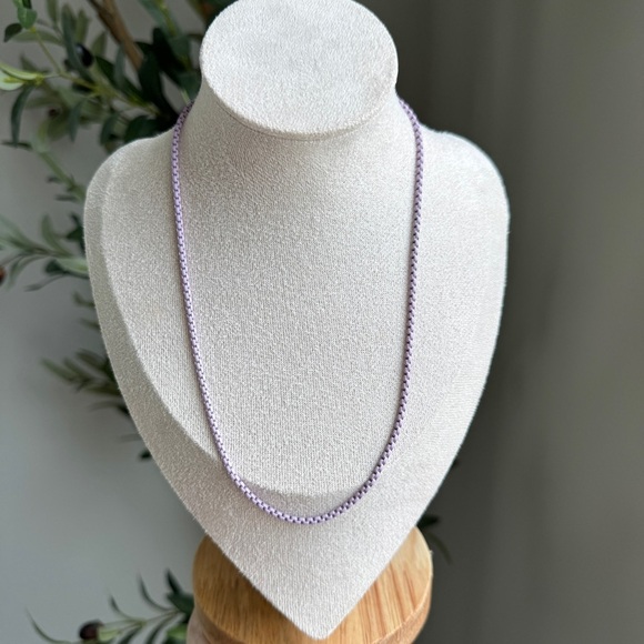 14k Plated Enameled Colorful Chain Necklaces - Picture 5 of 7